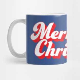 Retro Merry Christmas Mug